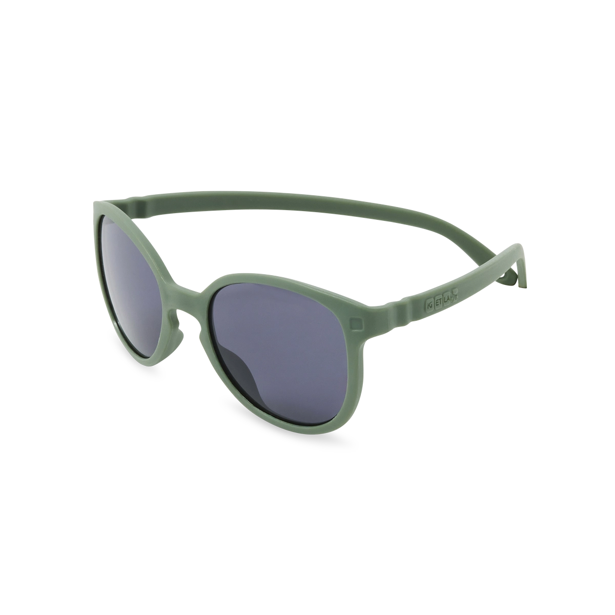 packshot lunettes de soleil enfant bébé wazz kaki