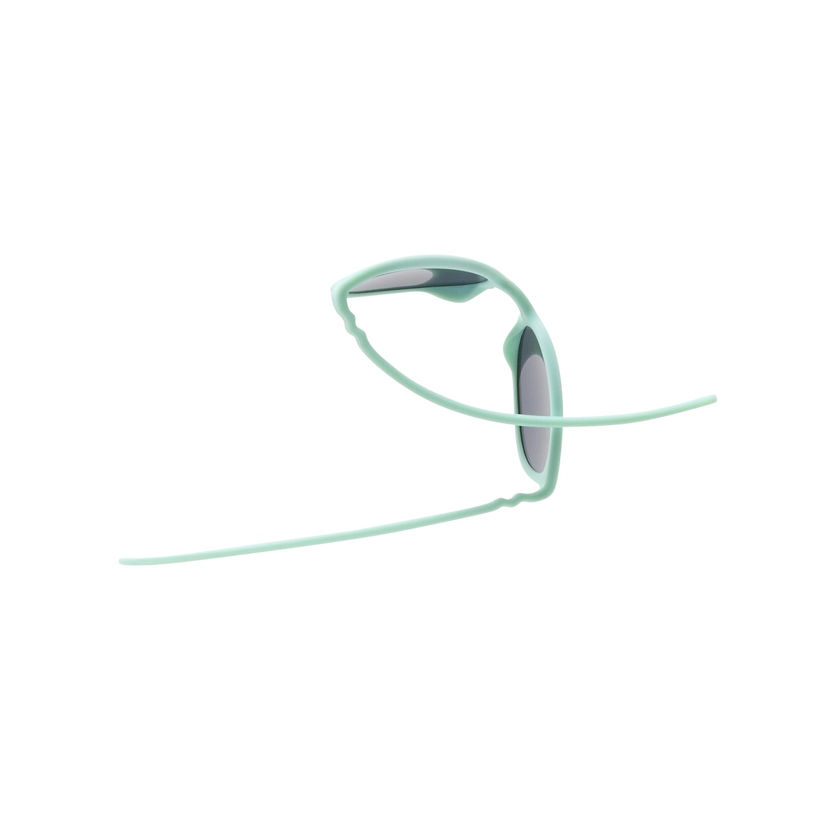 packshot lunettes de soleil enfant bébé wazz menthe