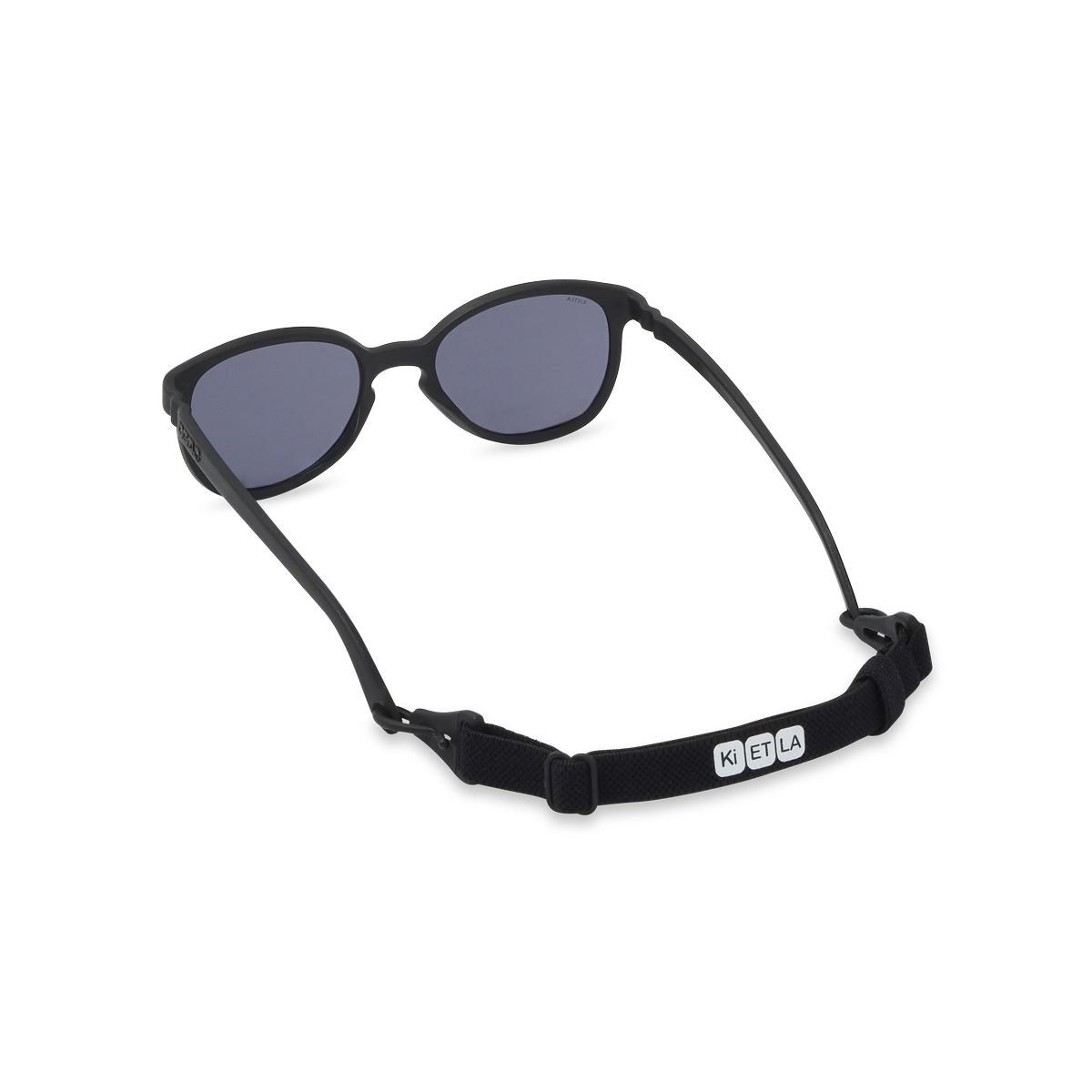 Packshot lunettes de soleil enfant bébé wazz noir