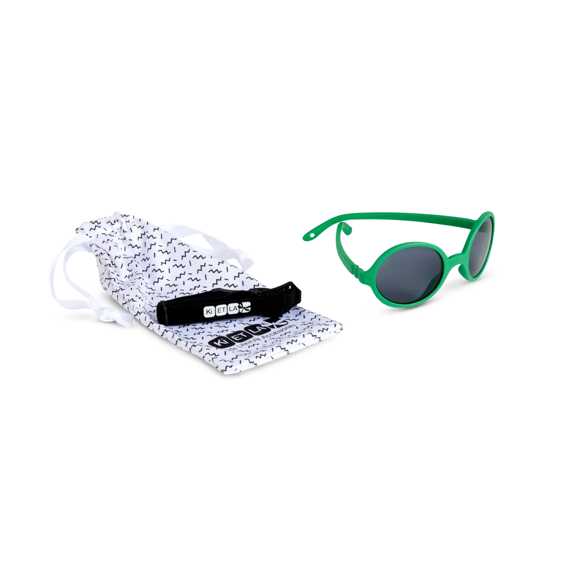 packshot lunettes de soleil enfant rozz pelouse
