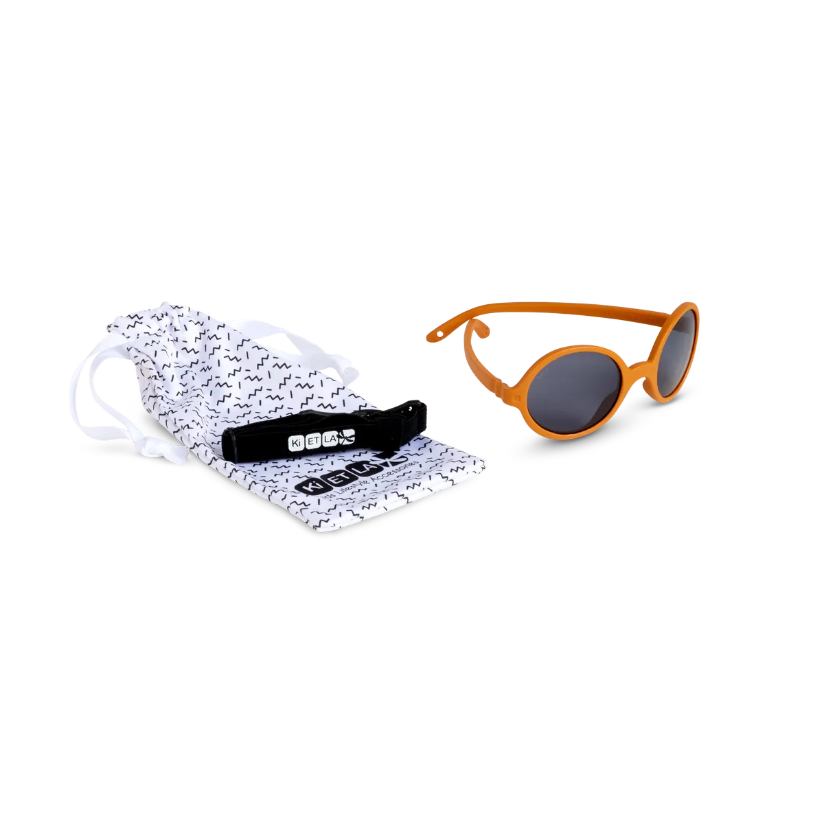 packshot lunettes de soleil enfant rozz sable doré