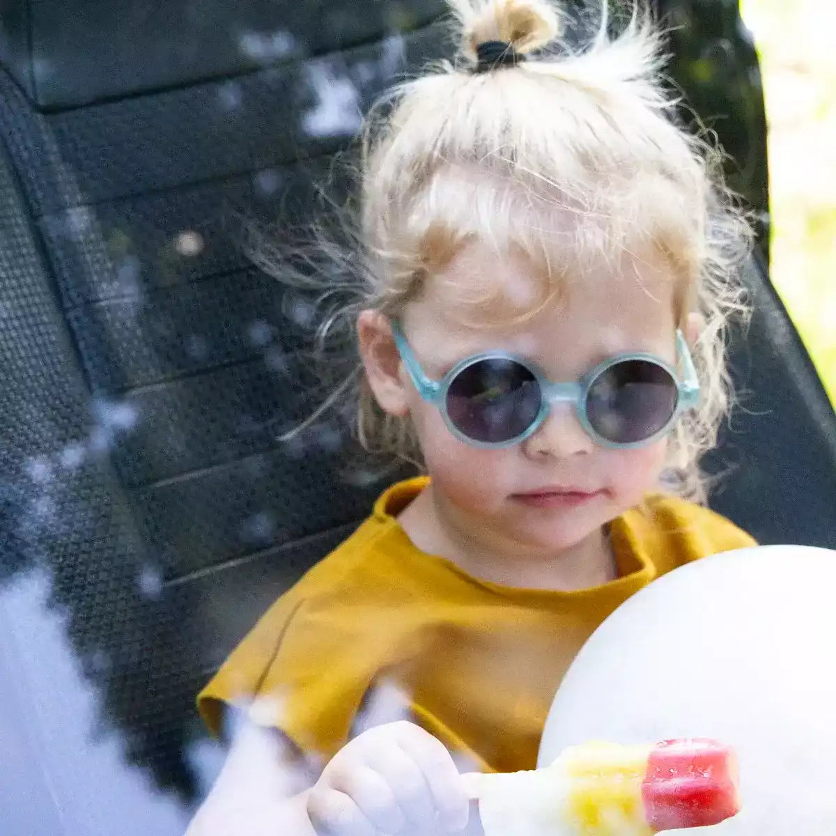 lunettes de soleil enfant bébé woam bleu ciel