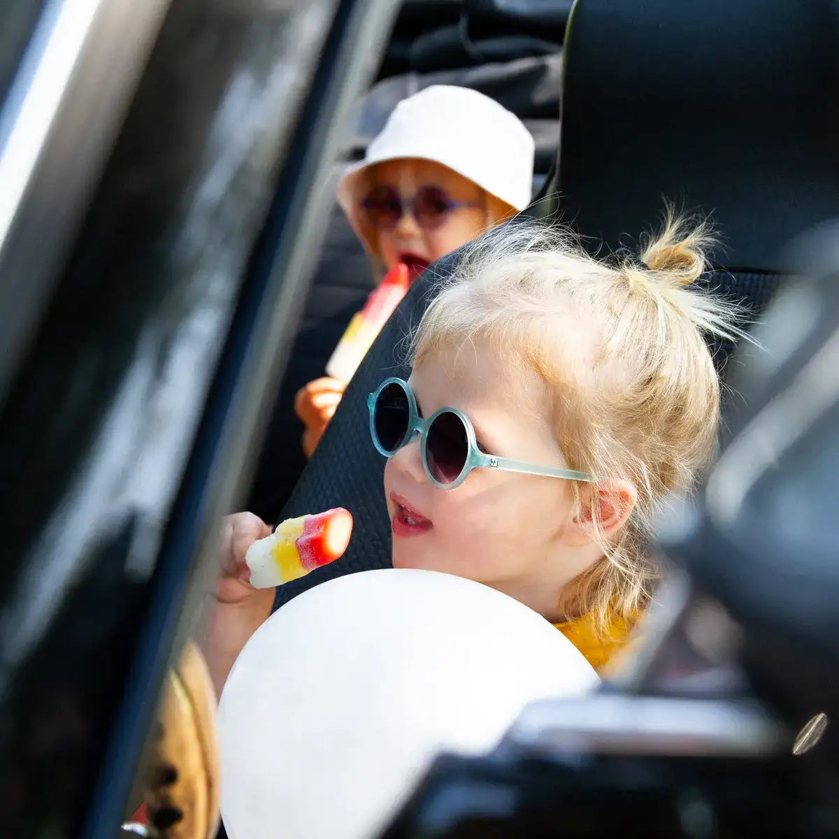 lunettes de soleil enfant bébé woam bleu ciel