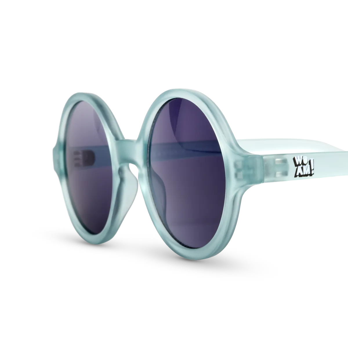 packshot lunettes de soleil enfant woam bleu