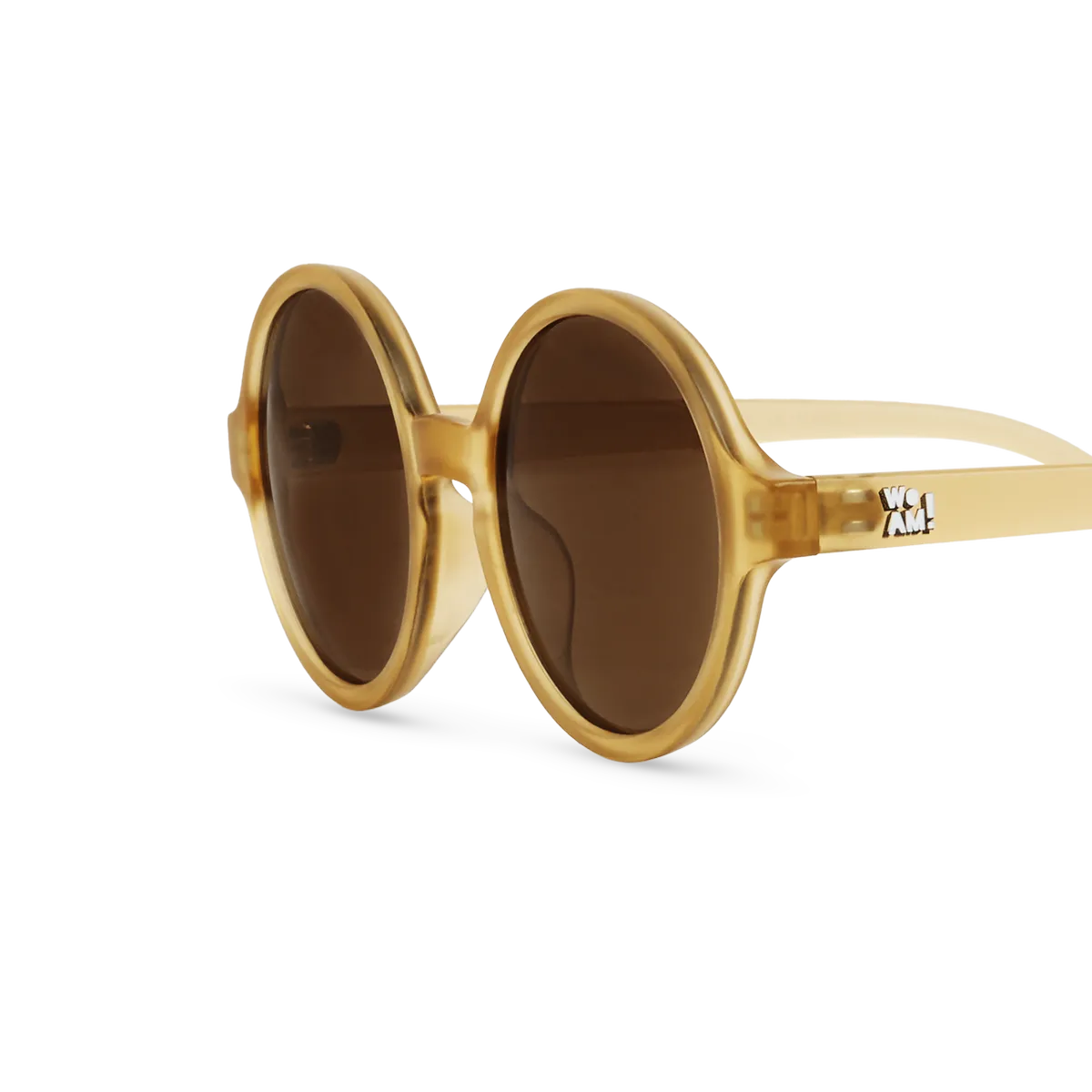 packshot lunettes de soleil ado adulte woam brun ambré