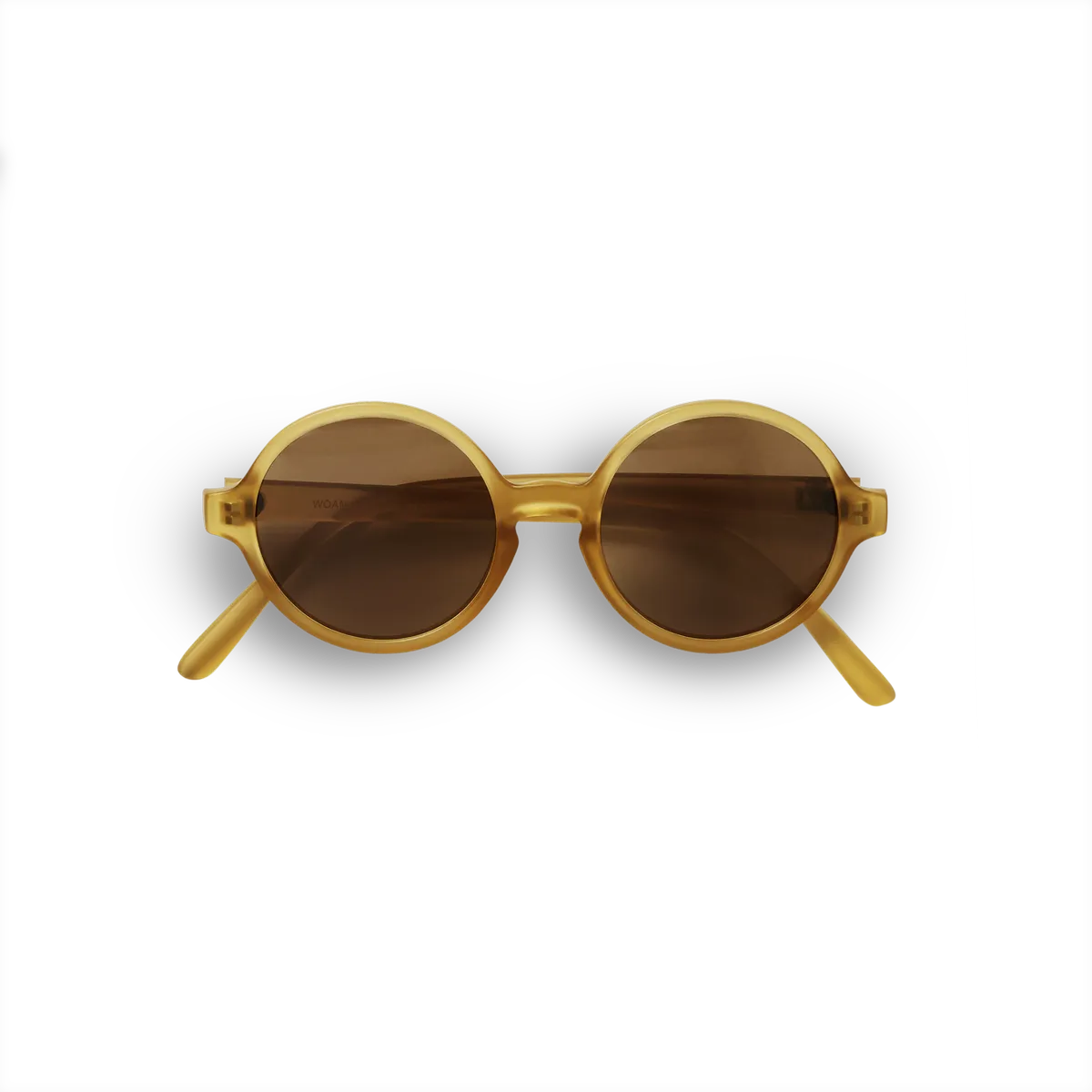 packshot lunettes de soleil ado adulte woam brun ambré