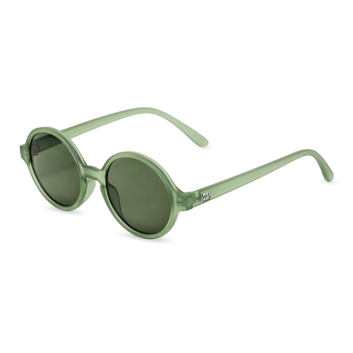 packshot lunettes de soleil ado adulte woam vert bouteille