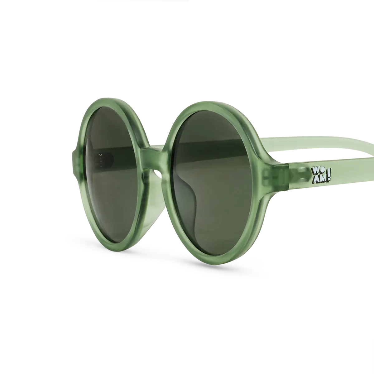 packshot lunettes de soleil ado adulte woam vert bouteille
