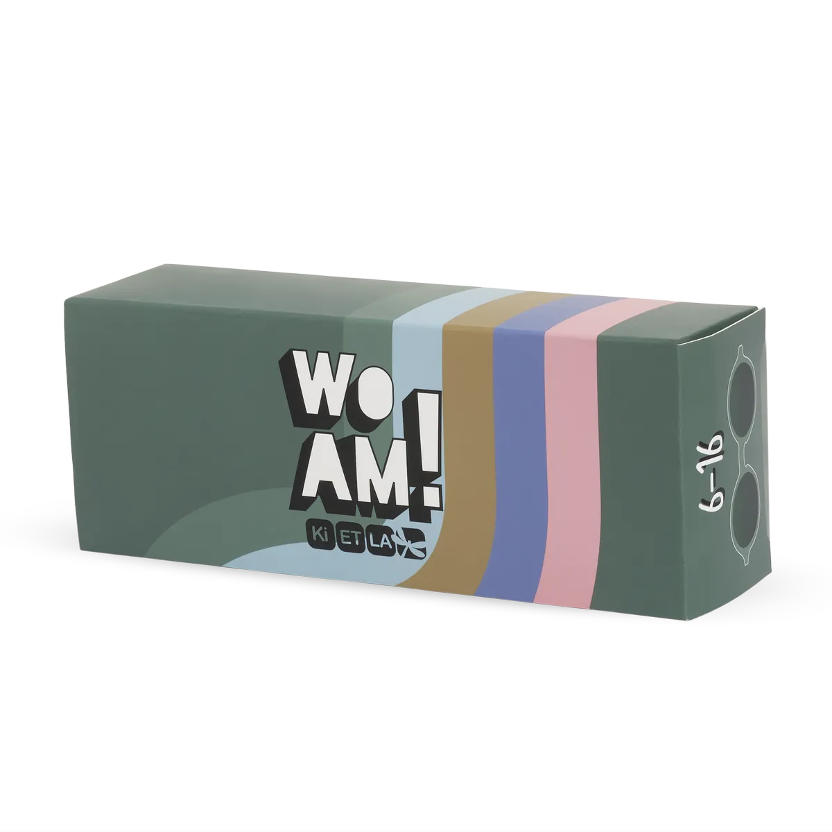 packshot lunettes de soleil ado adulte woam vert bouteille