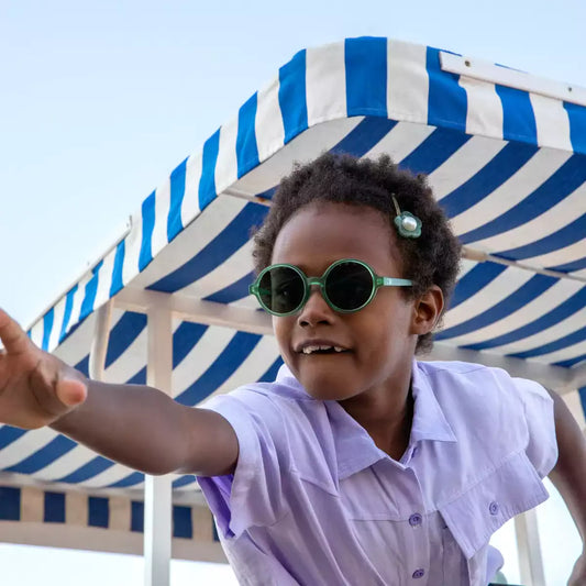 lunettes de soleil enfant bébé woam vert bouteille