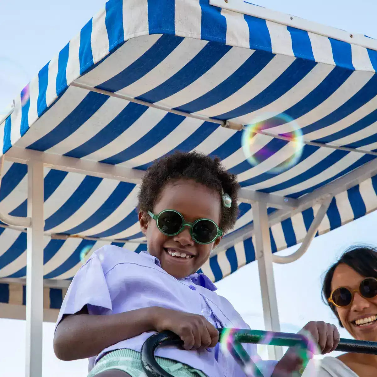 Occhiali Da Sole Woam Per Bambini 0-6 Anni - Stile Retro Anni 70, Policarbonato, 5 Colori - Foto 5