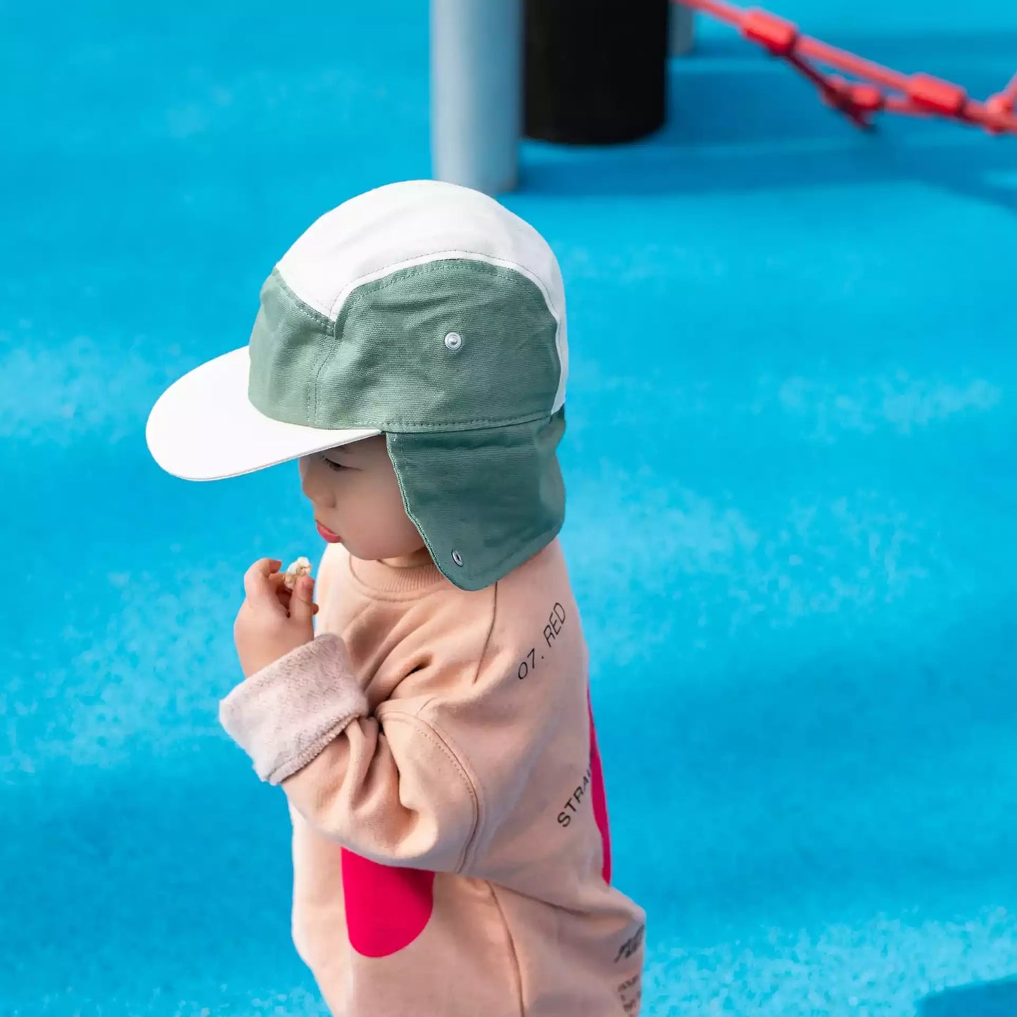 casquette anti-uv bébé camper cap kaki