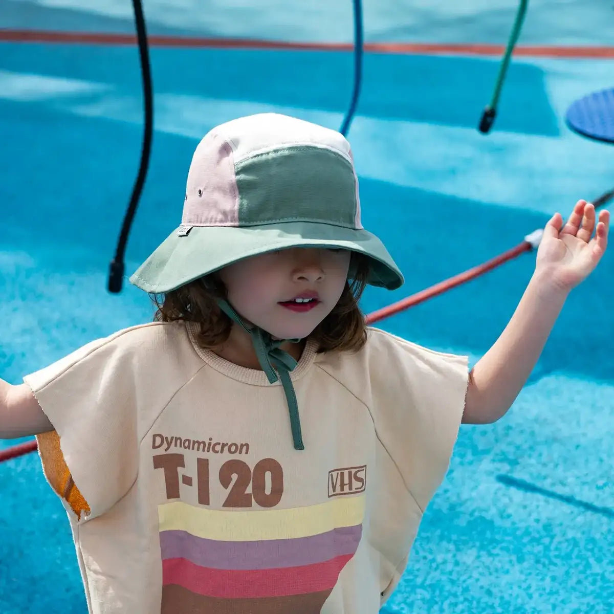 bob anti-uv bébé camper hat multicolore