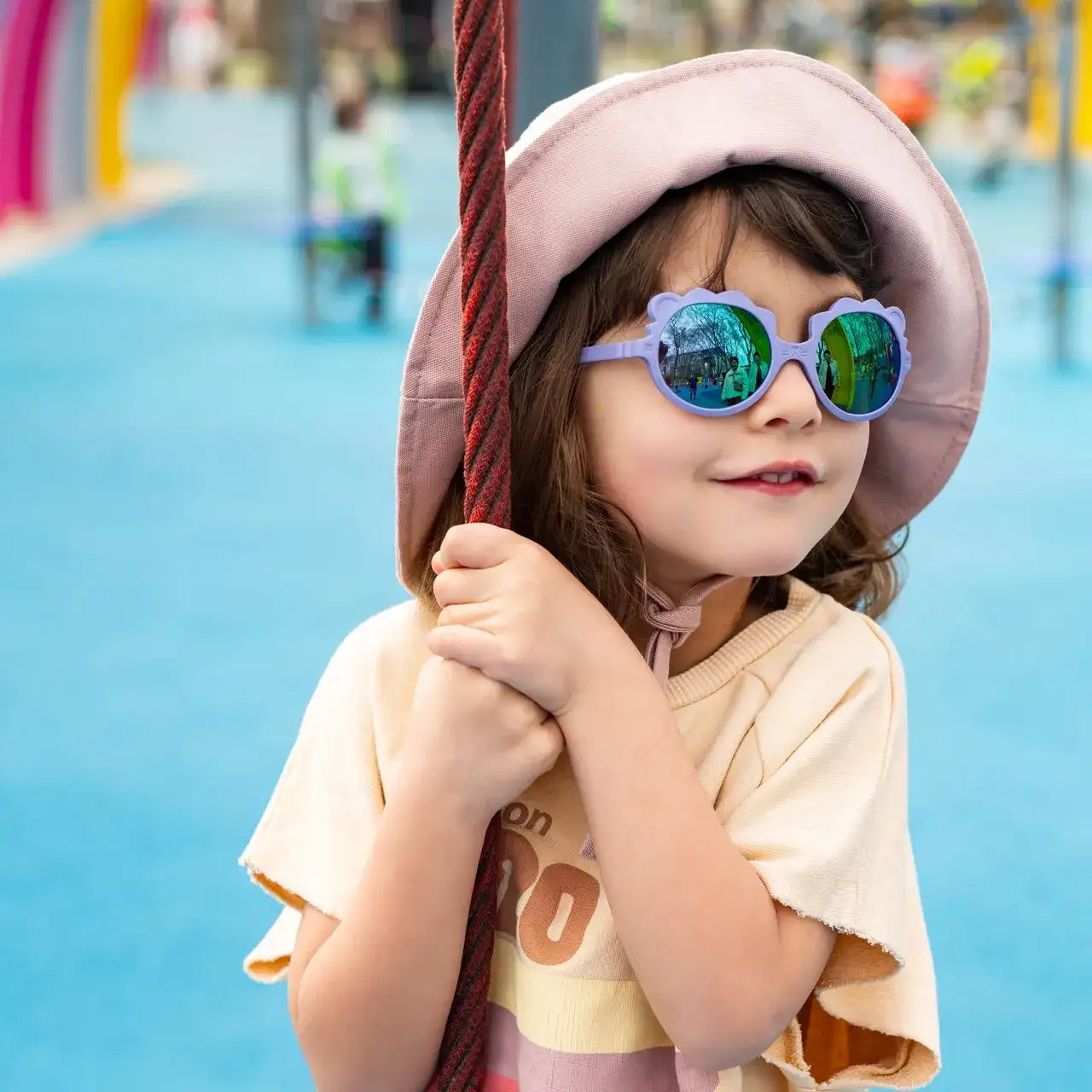 bob anti-uv bébé camper hat rose