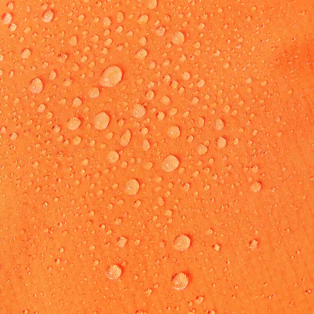 sac banane enfant orange matiere deperlante