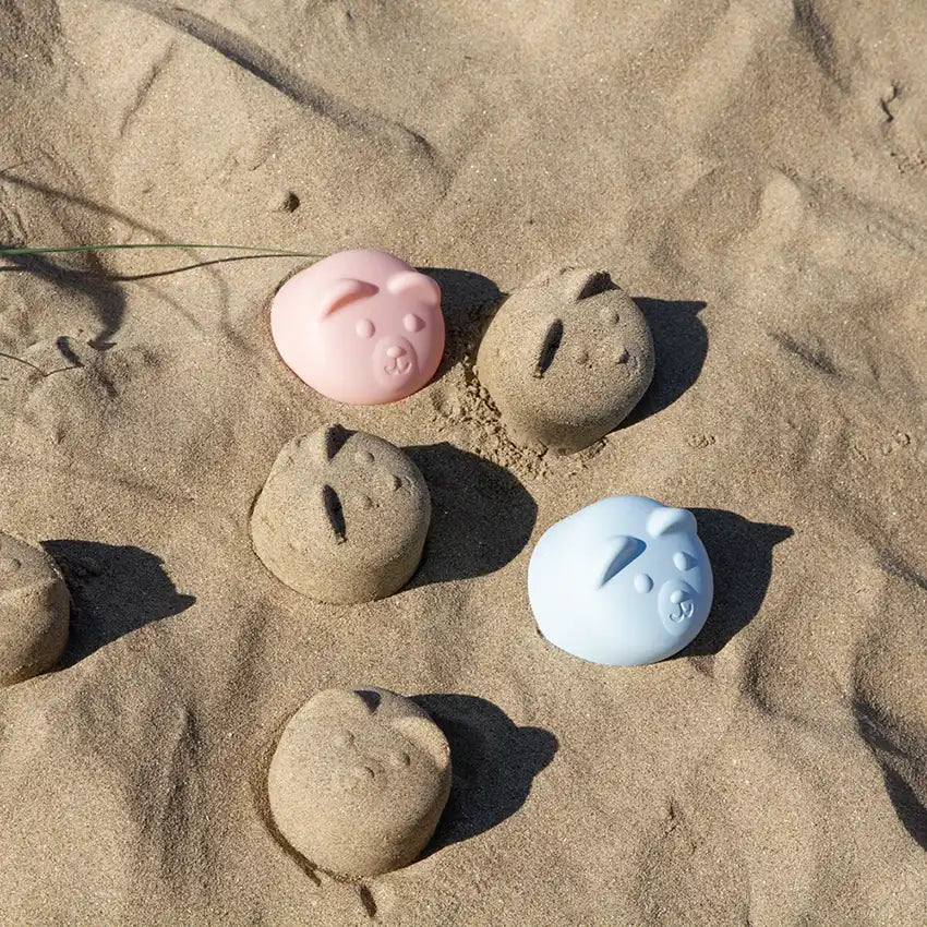 paté de sable en forme d'ourson 