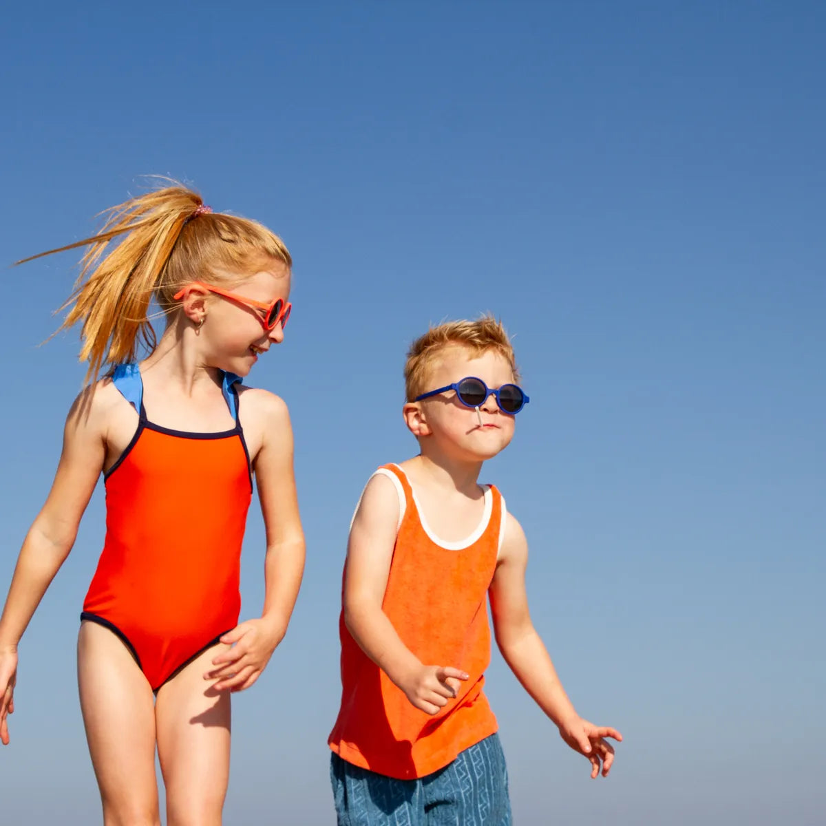 lunettes de soleil junior rozz bleu électrique