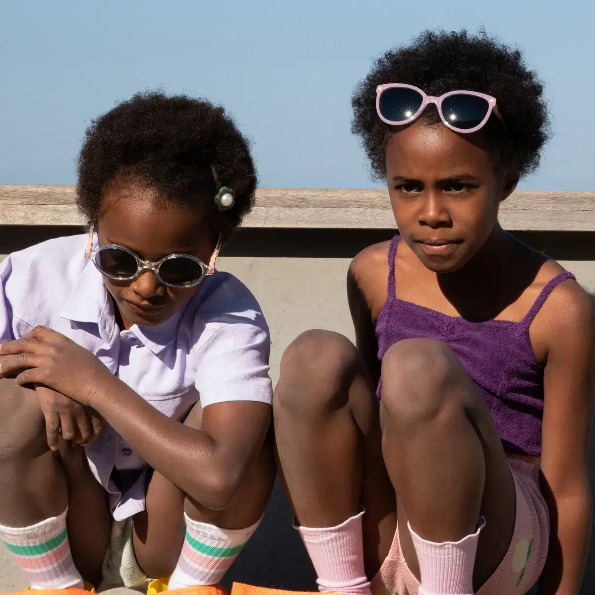  lunettes de soleil junior rozz paillettes