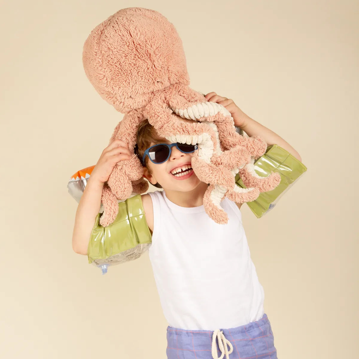 lunettes de soleil enfant bébé wazz bleu denim