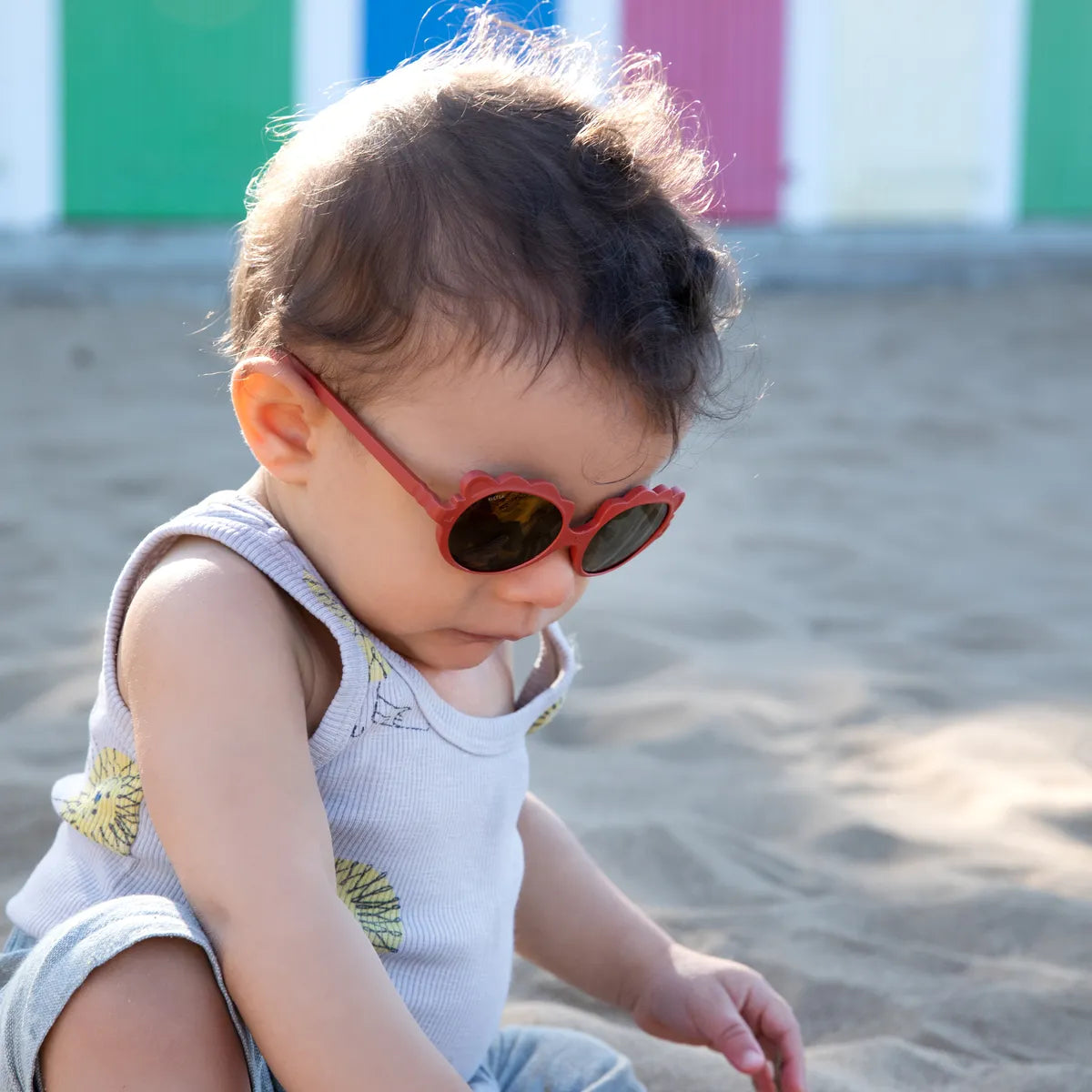 lunettes de soleil bébé enfant lion sienne
