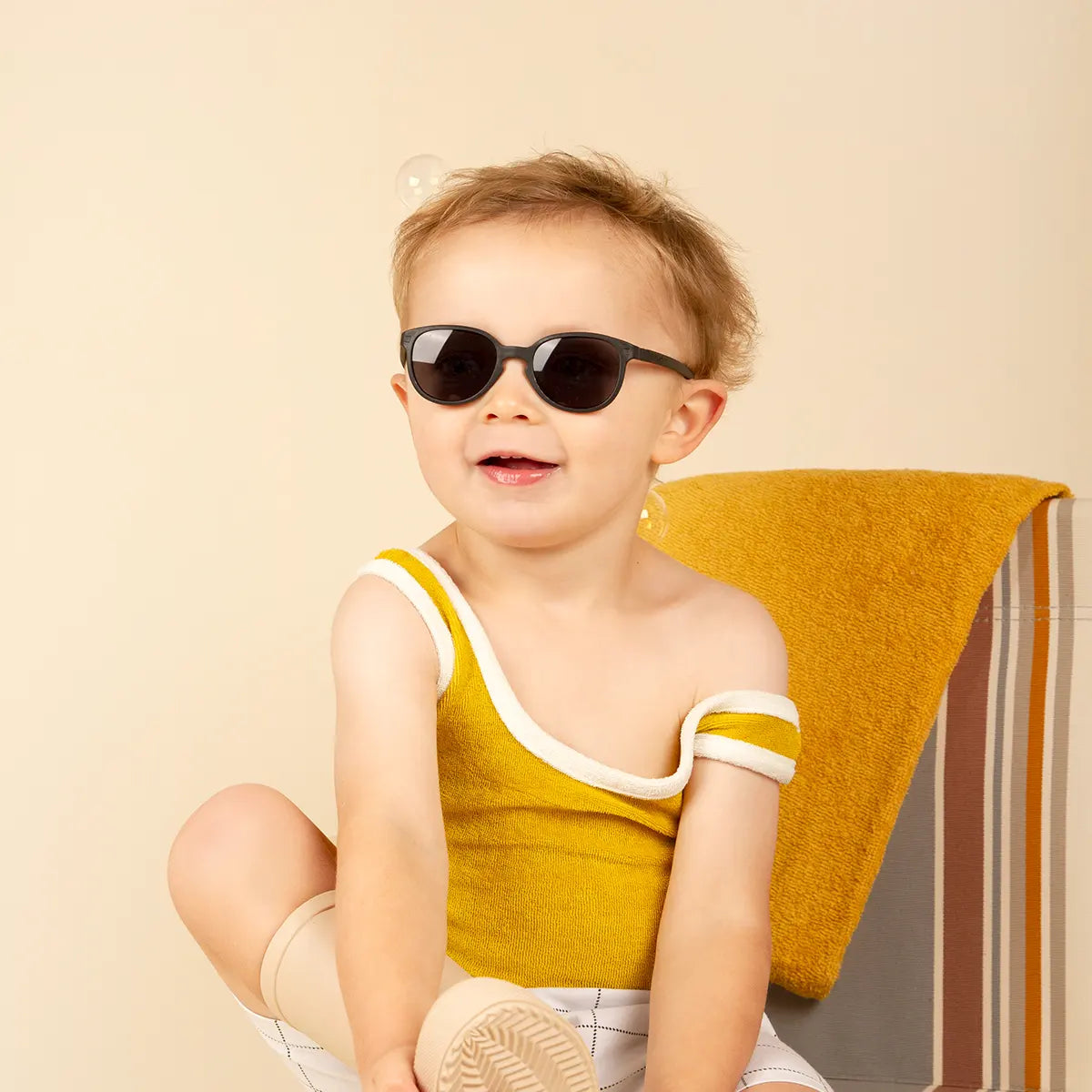 lunettes de soleil enfant bébé wazz noir