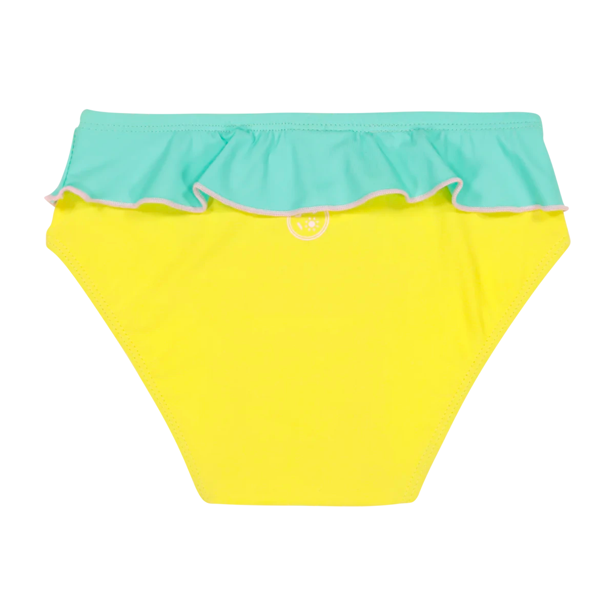 packshot culotte de bain pour enfant jaune