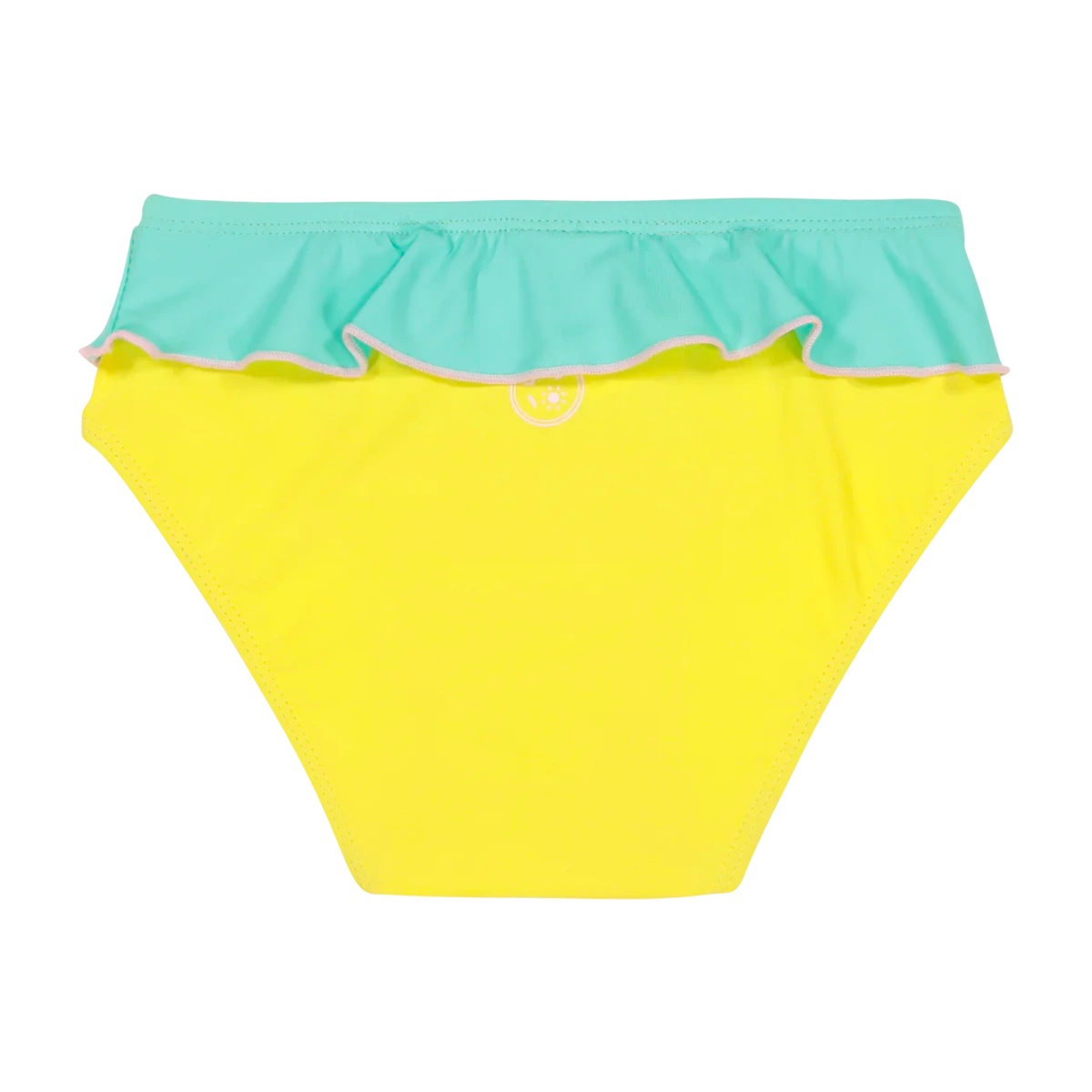 packshot maillot de bain bébé culotte annette jaune