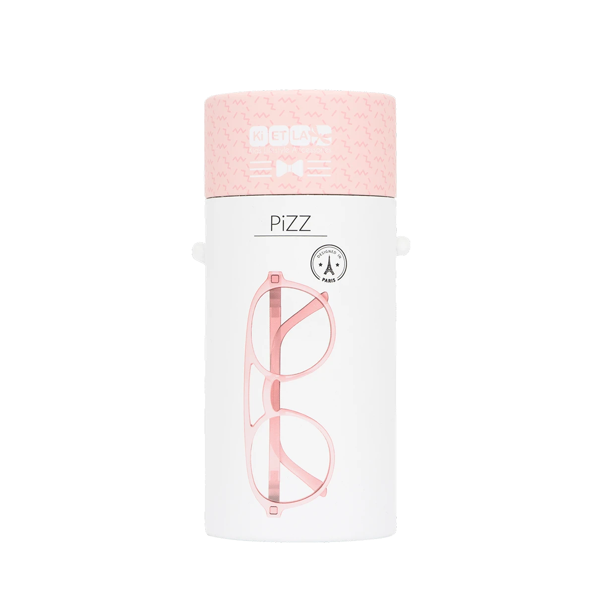 emballage lunette pour écran pizz rose