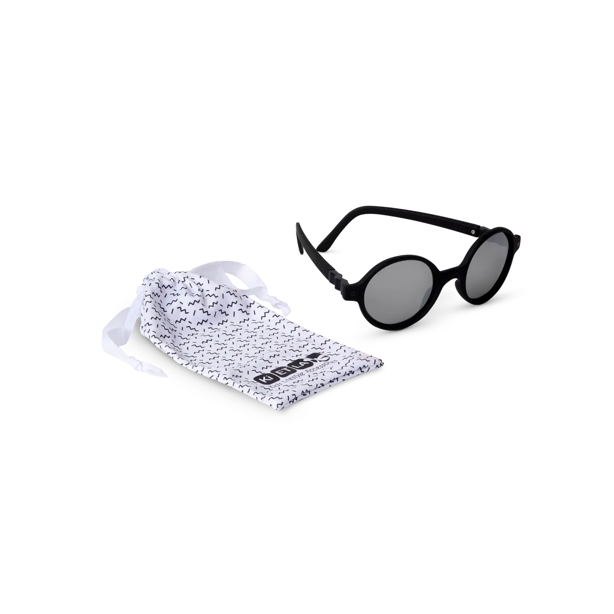 packshot lunettes de soleil junior rozz noir