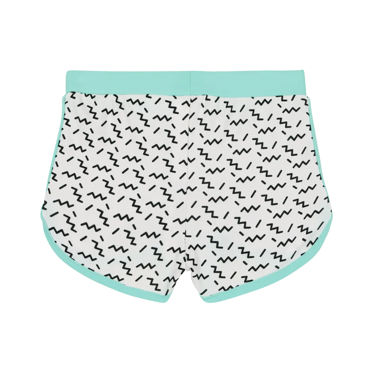 packshot maillot de bain bébé short screech zigzag green