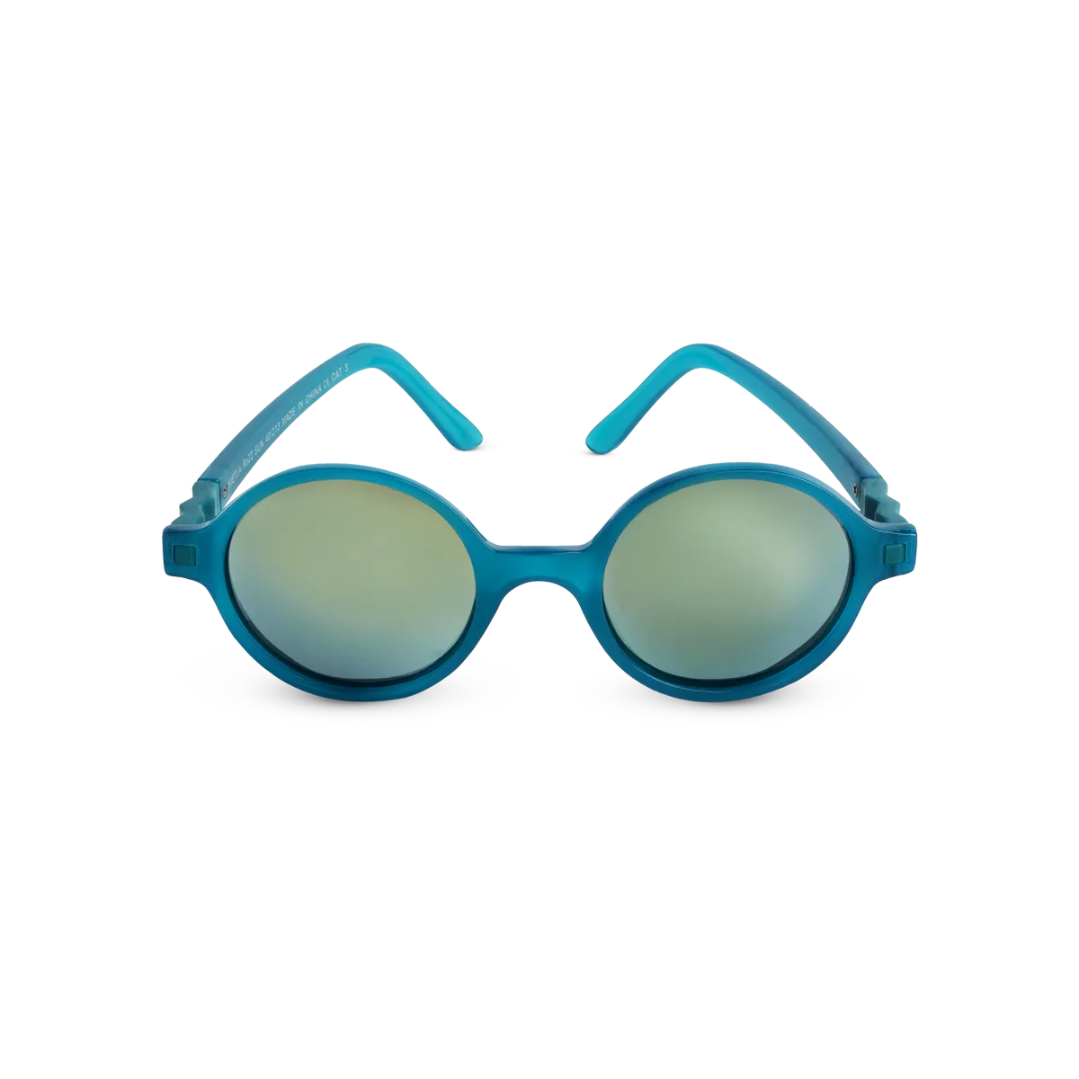 packshot lunettes de soleil junior rozz vert paon
