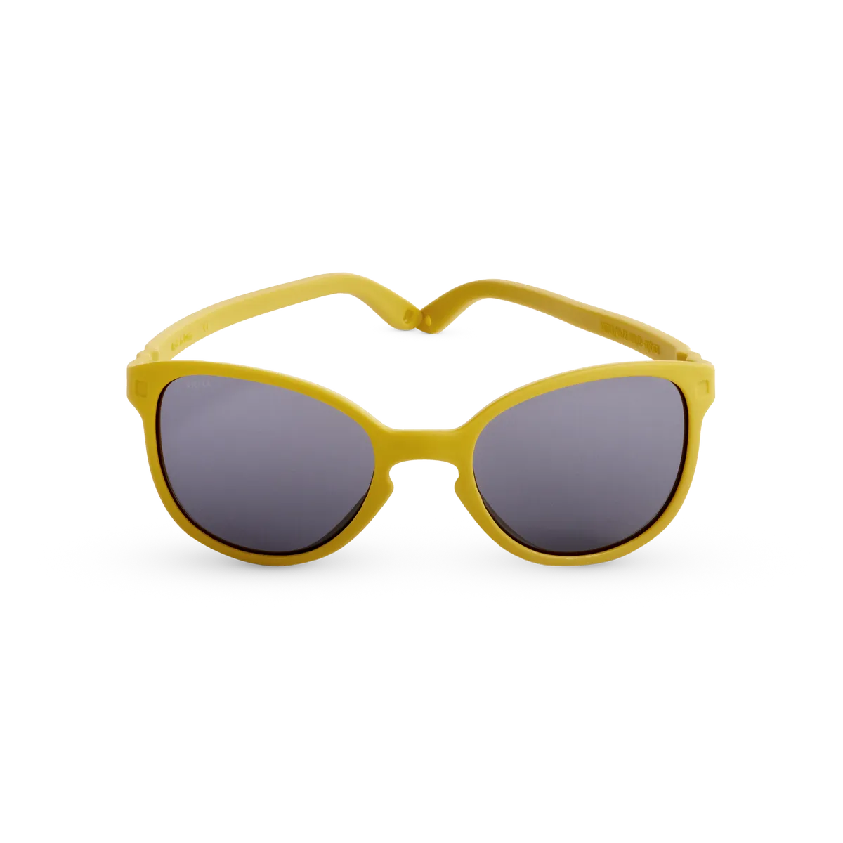 packshot lunettes de soleil enfant bébé wazz jaune moutarde
