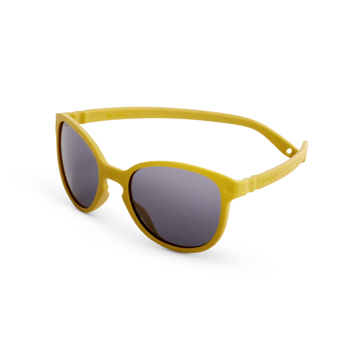 packshot lunettes de soleil enfant bébé wazz jaune moutarde