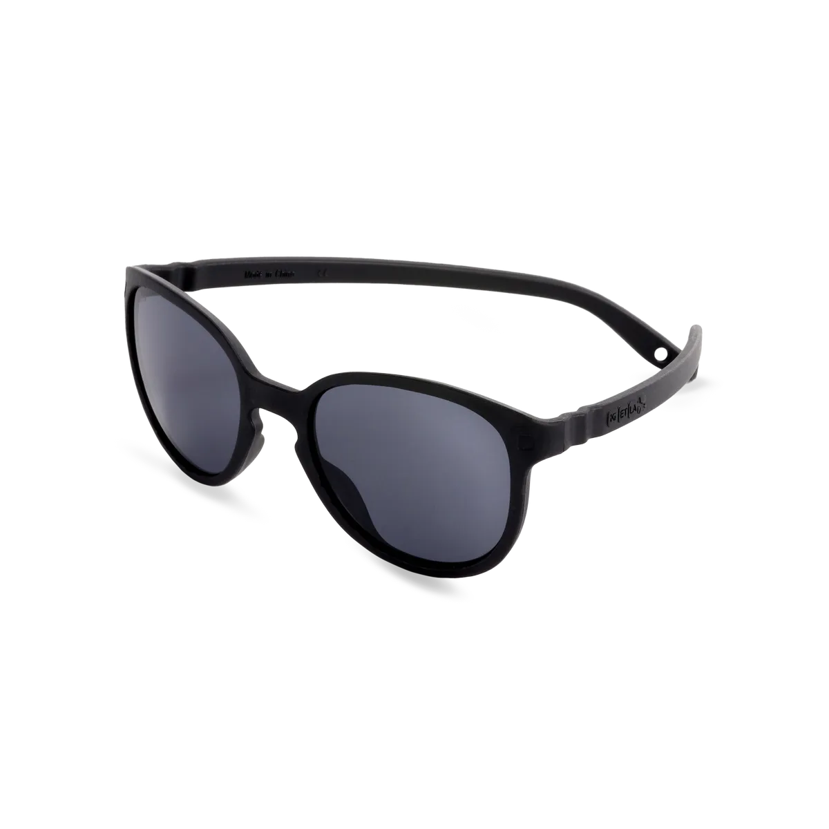 Packshot lunettes de soleil enfant bébé wazz noir