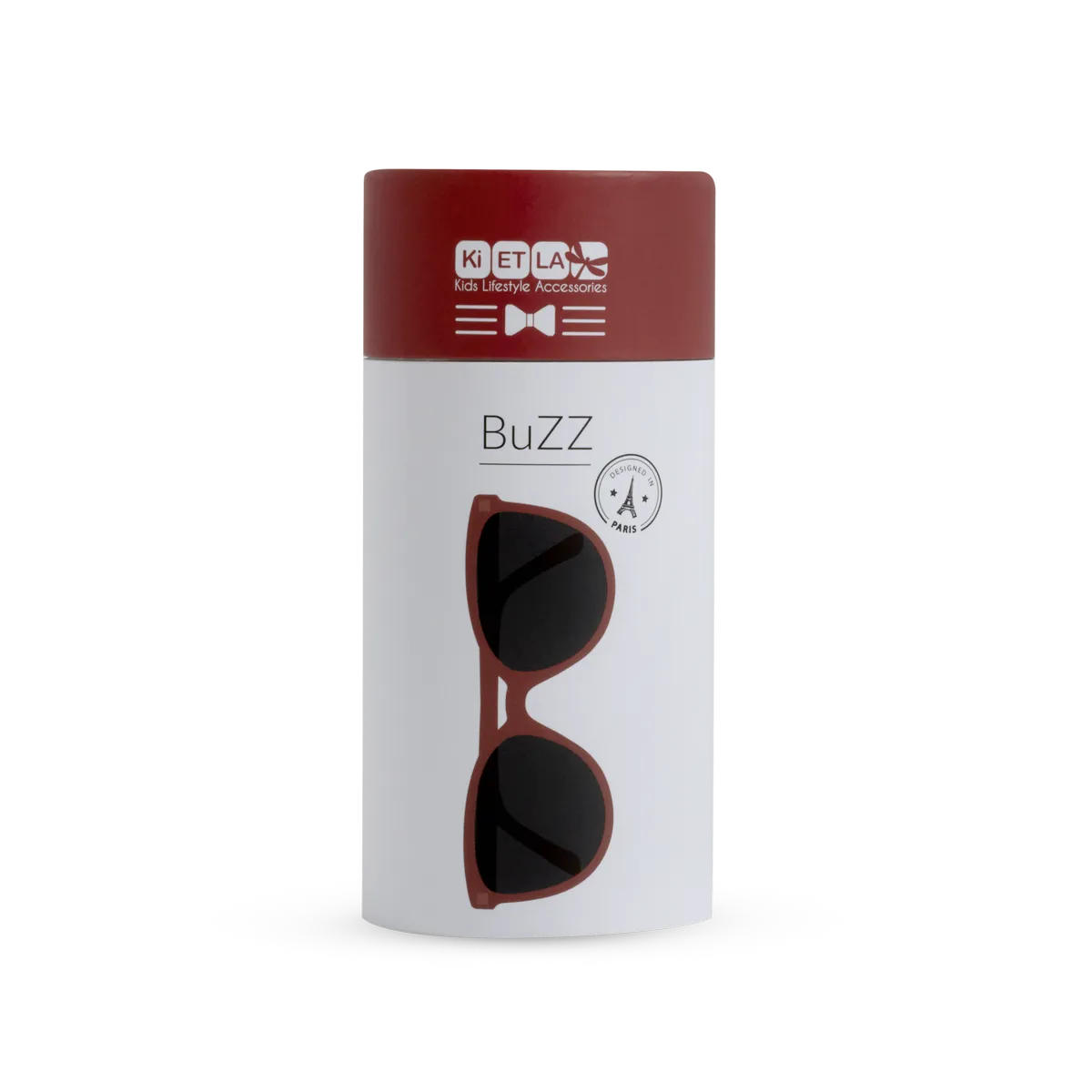 packshot lunettes de soleil junior buzz terracotta